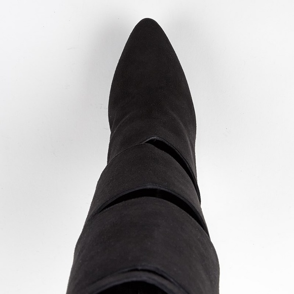 NWT Giuseppe Zanotti Black Suede Over Knee Boots - Picture 5 of 6